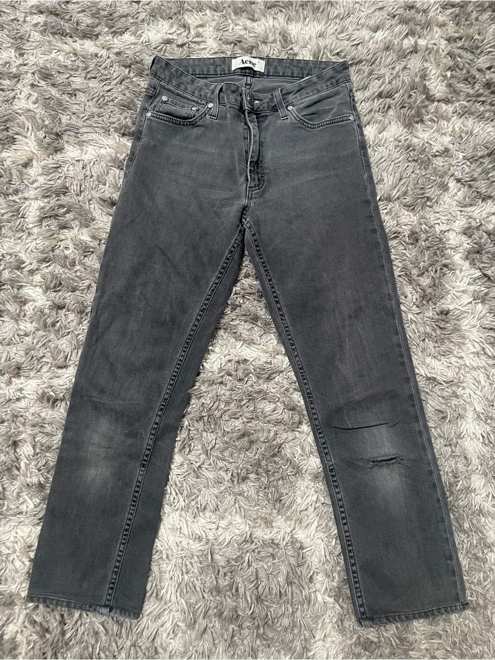 Acne Flex Grey Basement Jeans Size 28/32